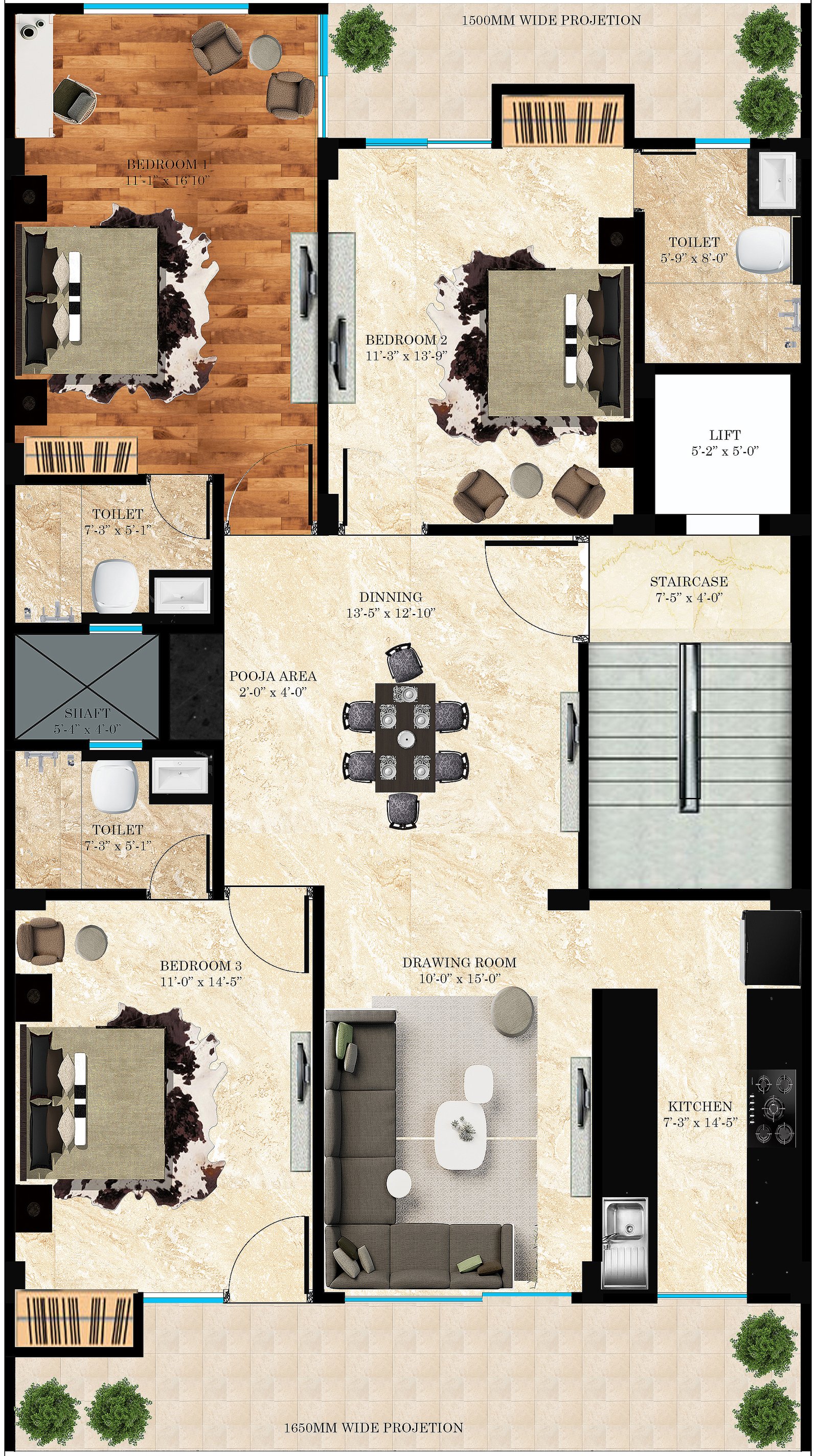 SUSHANT LOK PH-1 BLOCK –C, GURGAON - gallery image