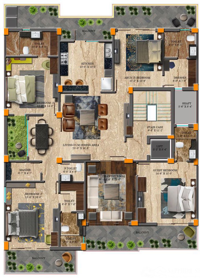 SUSHANT LOK PH-1 BLOCK –C, GURGAON - gallery image